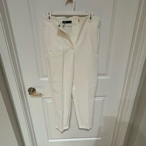 Zara White Trousers
